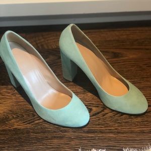 JCREW Block Heels Never Worn